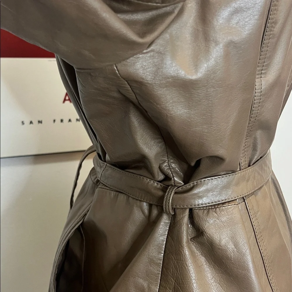 70’s Taupe Brown Genuine Wilson’s Leather Jacket - Picture 11 of 17